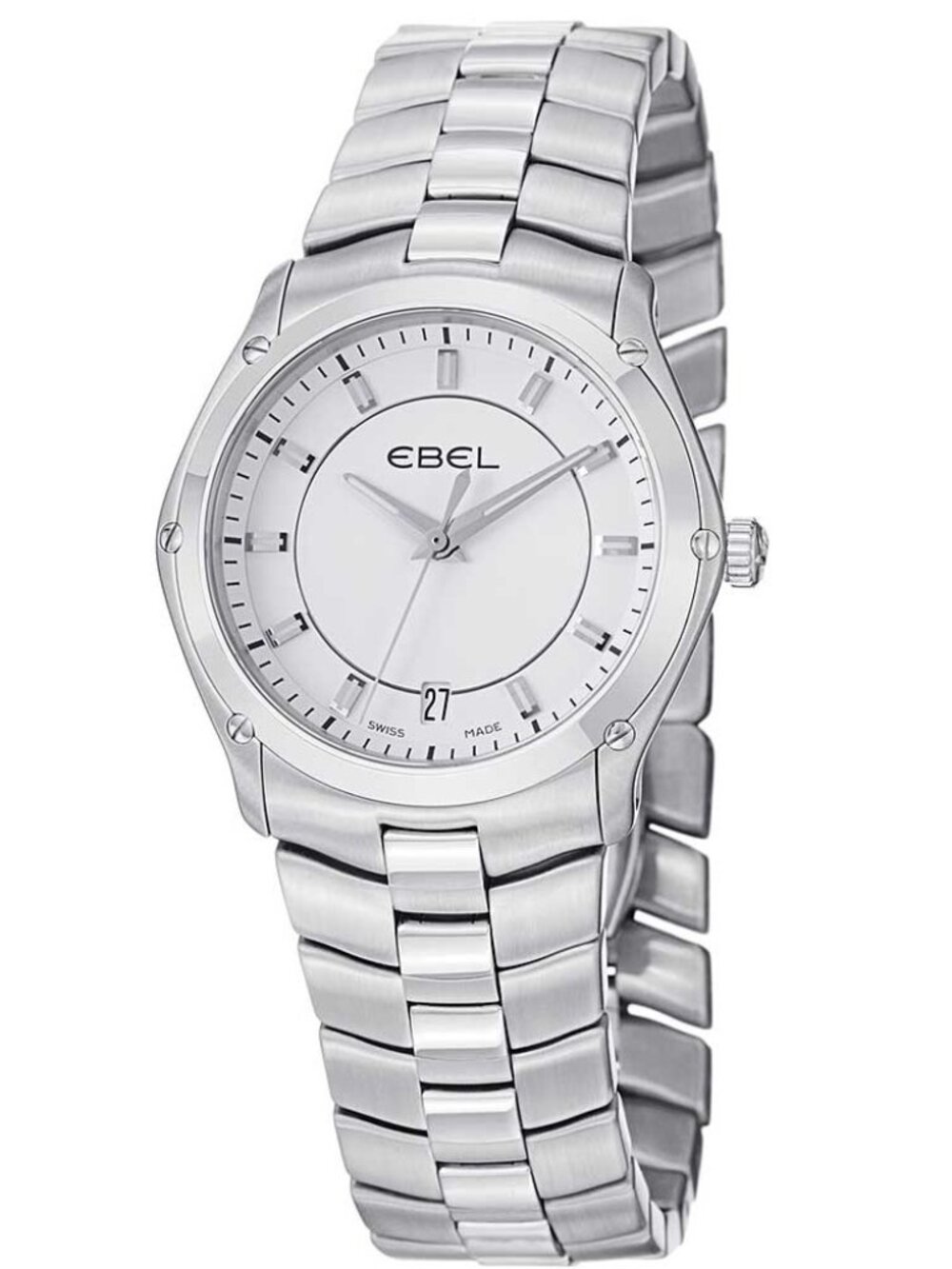 Ebel Sport 40mm Stainless Steel 40mm White Textured Dial Men's watch